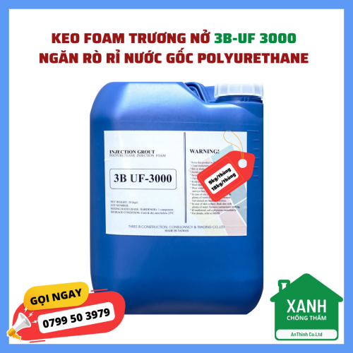 3B-UF3000 Keo PU Foam Trương Nở Hút Nước Tốt