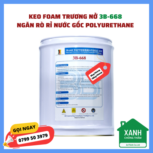 3B 668 PU Foam trương nở đẩy ngăn rò rỉ nước