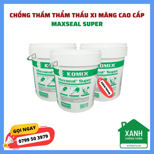 Maxseal Super - Chống Thấm Tinh Thể Thẩm Thấu Gốc Xi Măng
