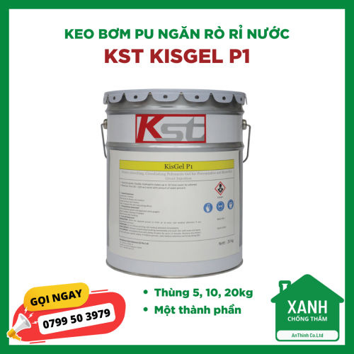 KEO BƠM VẾT NỨT PU KISGEL P1 - NGĂN RÒ RỈ