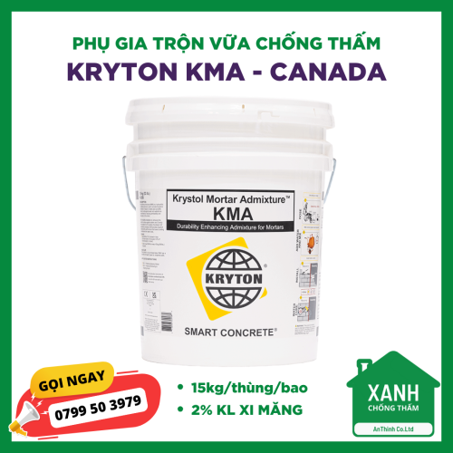 PHỤ GIA TRỘN VỮA CHỐNG THẤM KMA KRYTON CAO CẤP [ NHẬP KHẨU]