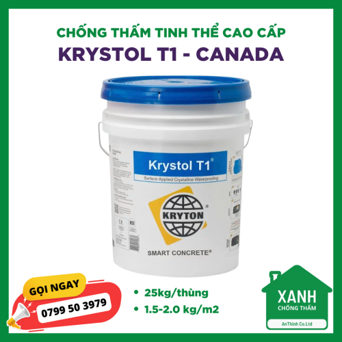 CHỐNG THẤM TINH THỂ KRYSTOL T1 CAO CẤP [ NHẬP KHẨU]