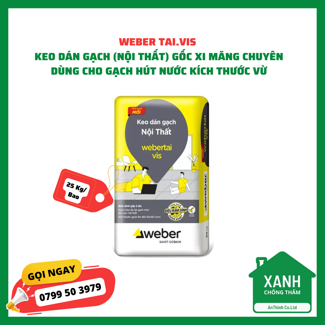 Keo dán gạch webertai vis Keo dán gạch webertai vis